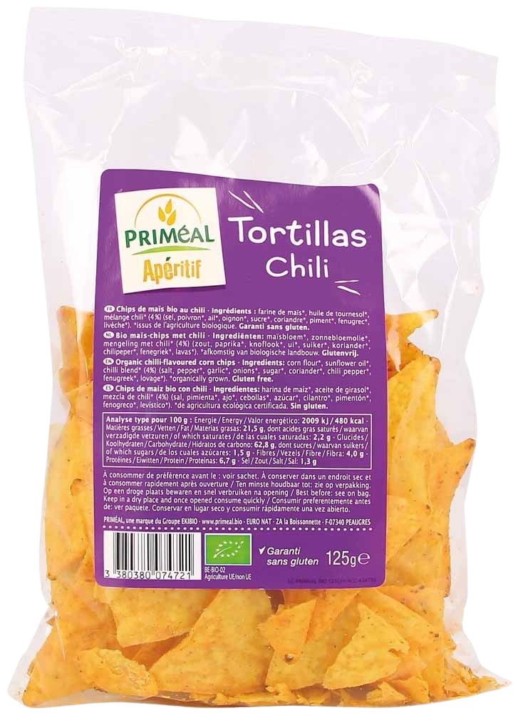 Primeal Tortillas Chili 125G