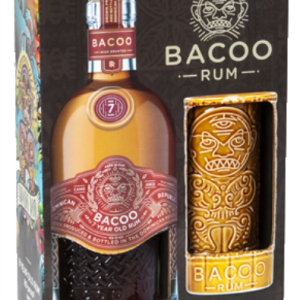 Bacoo 7 Y + Tiki Mug 70cl 40°