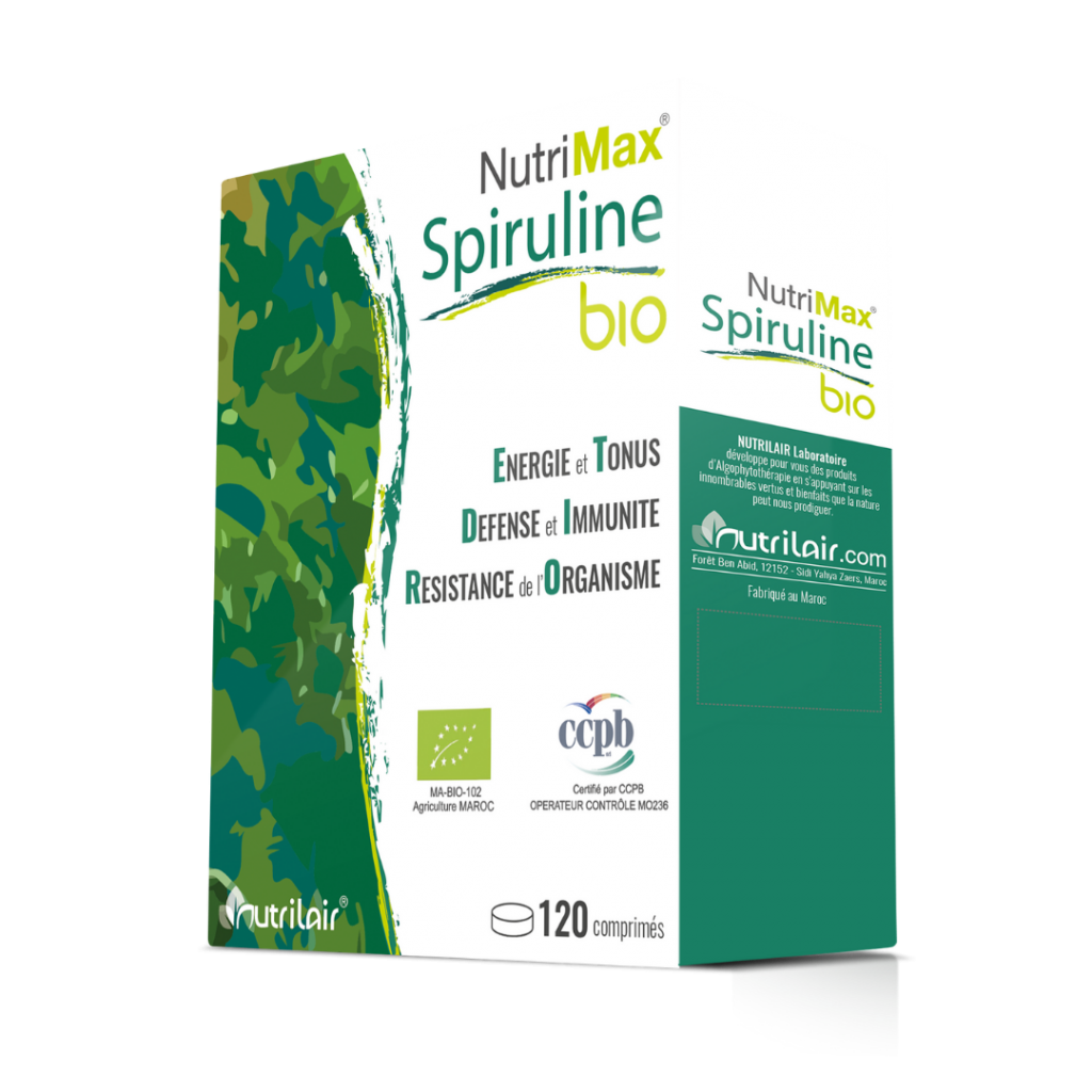 Nutrimax Spiruline 120 Comprimés