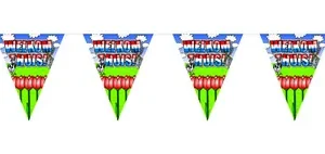 Vlaggenlijn welkom thuis (12x 6m)