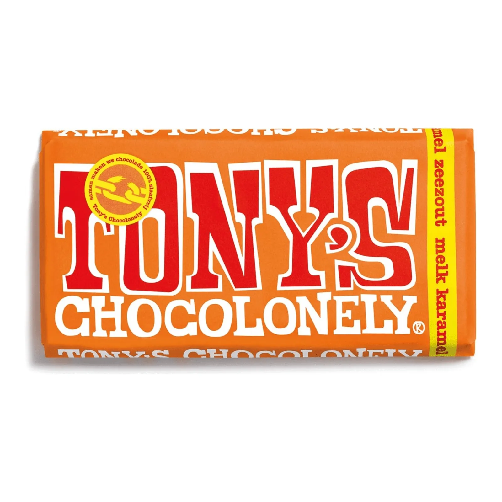 Tony’s Chocolonely Reep Melkchocolade Karamel & Zeezout (15x 180gr)