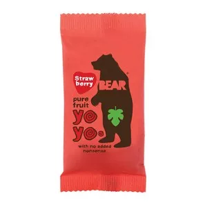 Bear pure fruit yoyo strawberry zakje (18x 20gr)