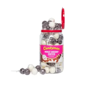 Candyman Nougat Choco Dip Knotsen (50 stuks)