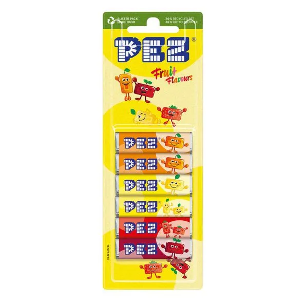 Pez Fruitmix Refill 6-pack (6x 8,5gr)