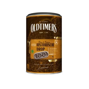 Oldtimers historische drop blikje (12x 200gr)