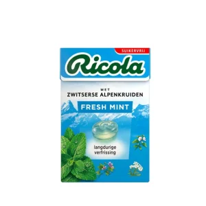 Ricola fresh mint doosje (20x 50gr)