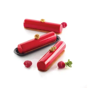 Moule Cylindre Eclair Silikomart en Silicone x8