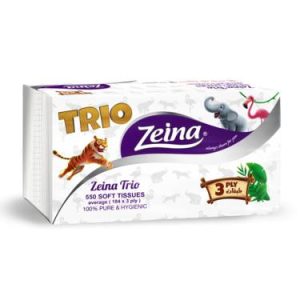 550 Mouchoirs Classic 3 Plis Zeina