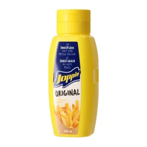 Joppiesaus knijpfles (500ml)