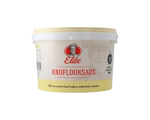 Elite Knoflooksaus (2,5 Kilo)