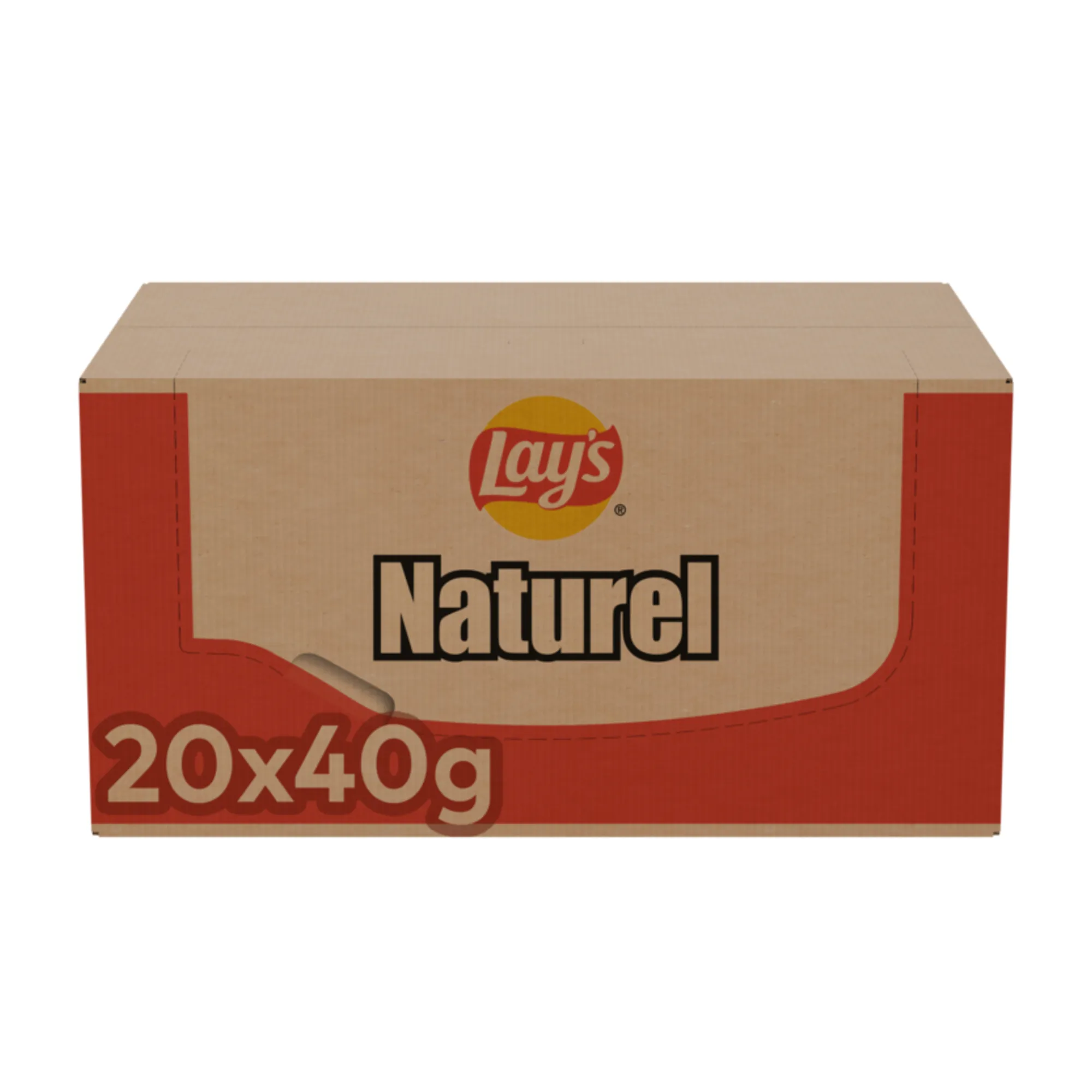 Lay’s Chips Naturel (20x40gr) – Image 2