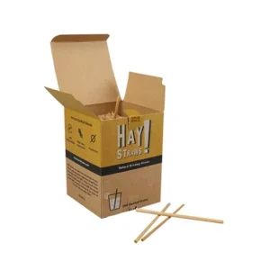 Hay straws cocktailrietjes tarwe (500 stuks)