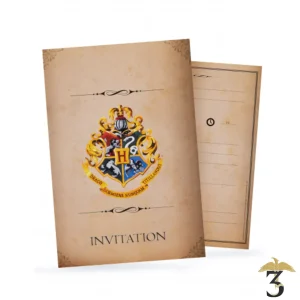 8 cartes d’invitation + enveloppes harry potter 10x16cm