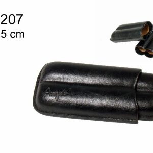 Angelo Cigar Case black 2pcs, 13,5cm