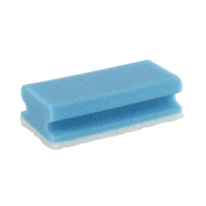 Schuurspons blauw 14×7 met handgreep (10 stuks)