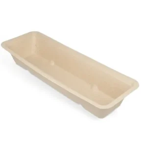 Snackbakje A16 Bagasse PFAS-vrij (500 stuks)