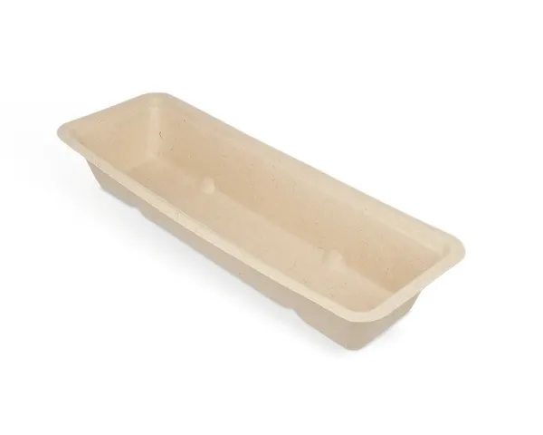 Snackbakje A16 Bagasse PFAS-vrij (500 stuks)