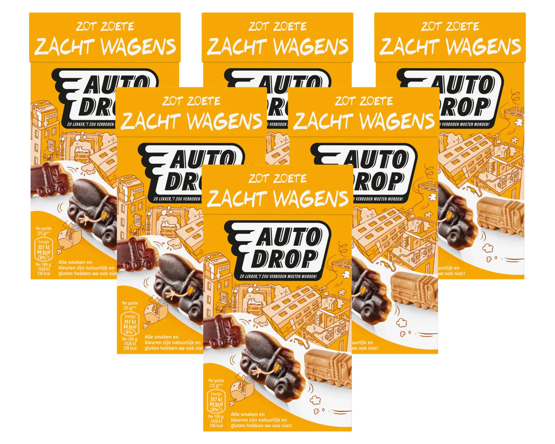 Autodrop Mixdoos Zacht Wagens (6x235gr) – Image 2