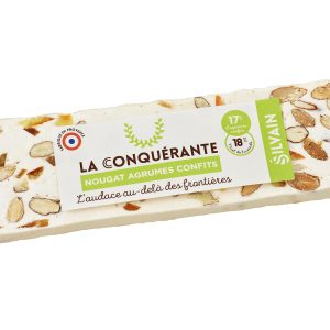 Nougat blanc aux agrumes