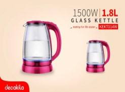 Bouilloire en Verre  1.8L  2200W   Decakila