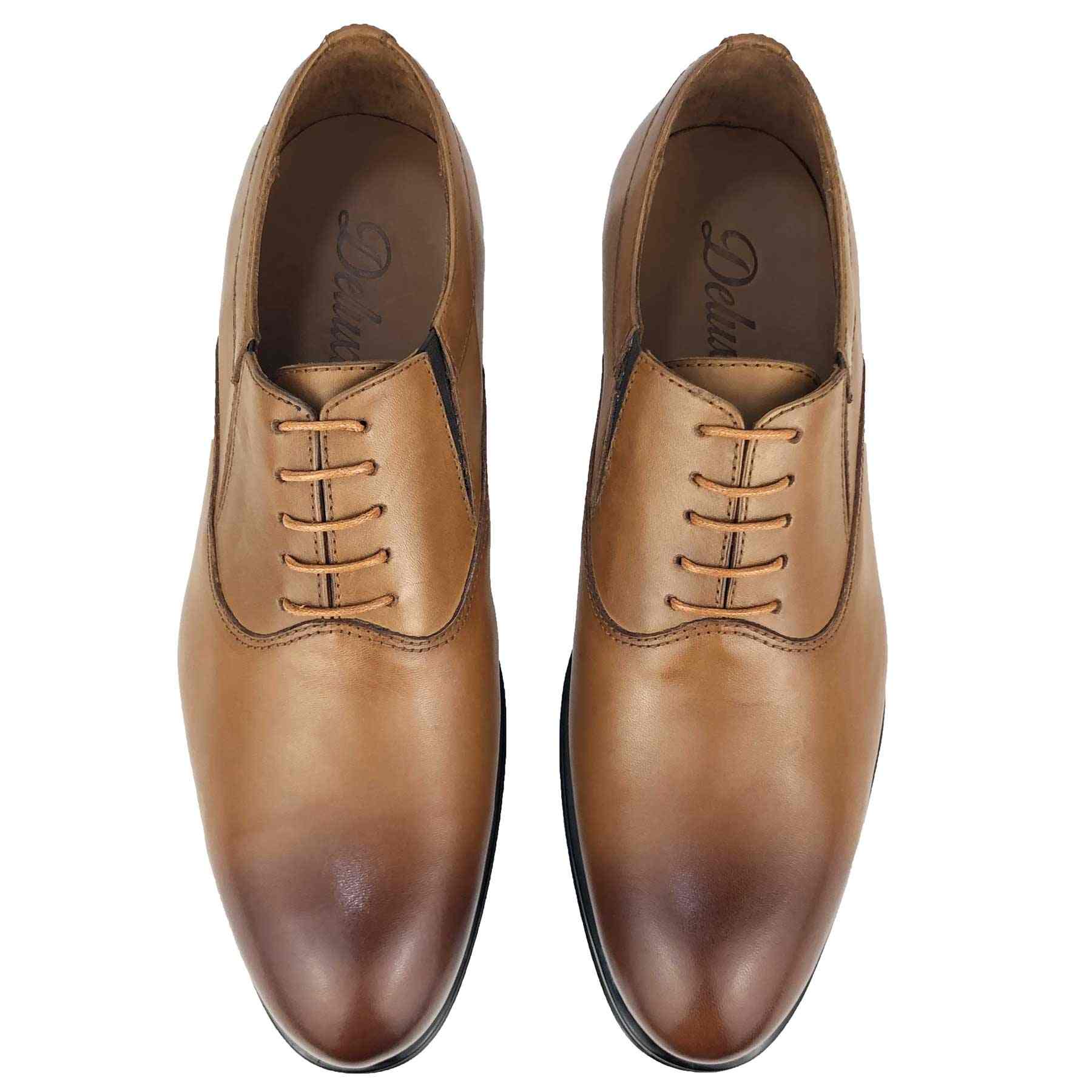 Chaussure cuir TABAC (CH0044-015)