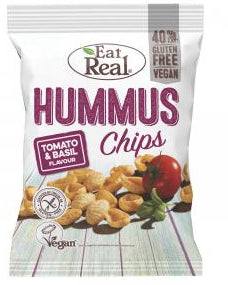 Chips Saveur Hummus Tomate & Basilic Sans Gluten Eat Real 45 g