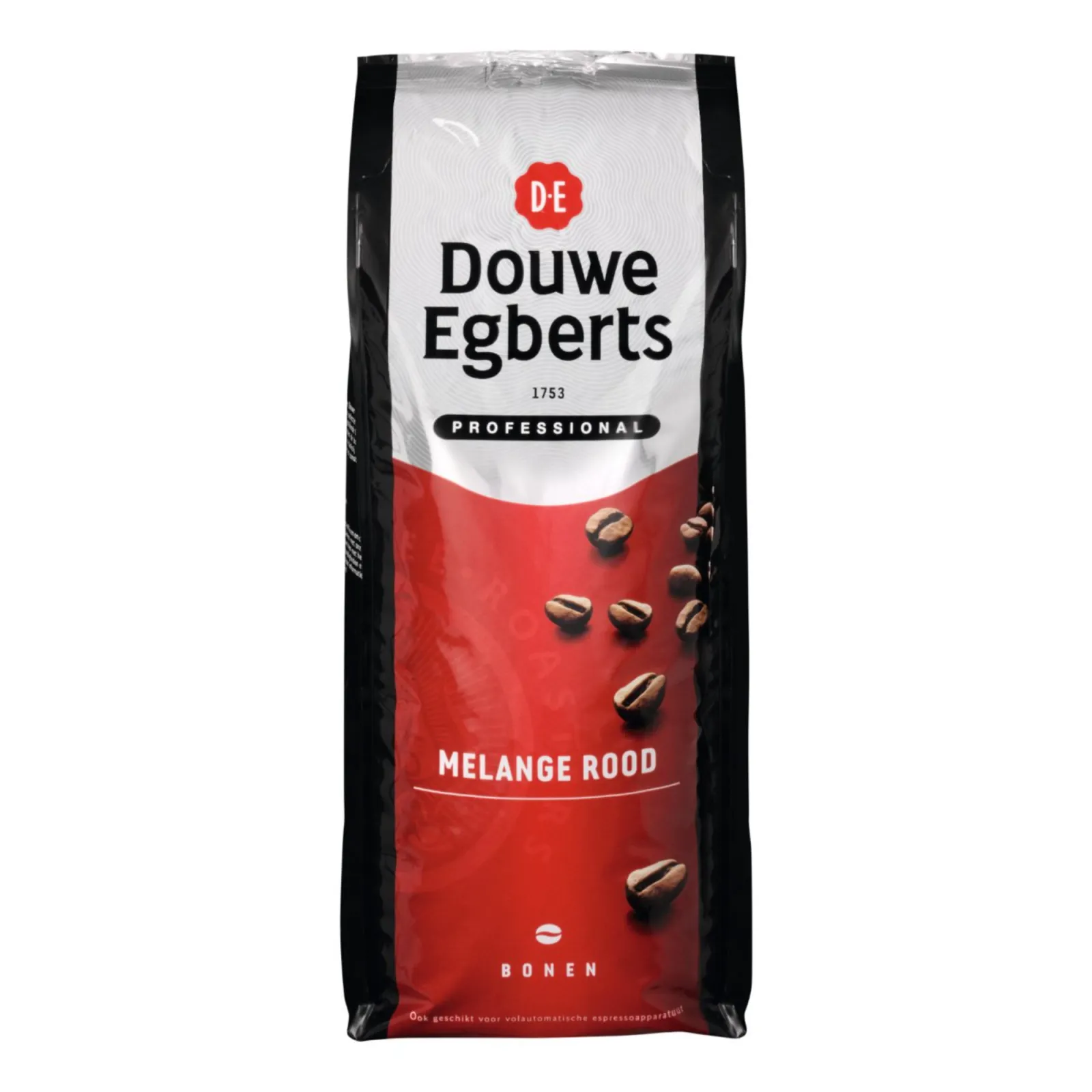 Douwe Egberts Fresh Beans Melange Rood (6x 1kg)