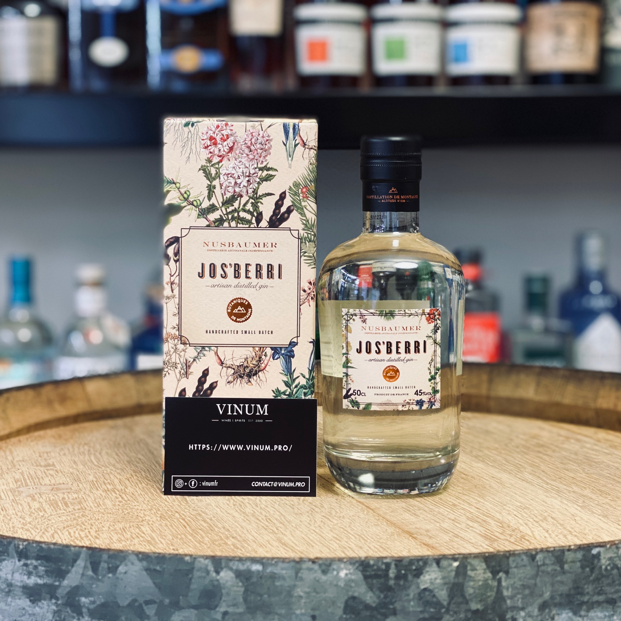 Nusbaumer Gin Jos’Berri 50 cl – Image 3