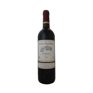 “CHÂTEAU SAINT-RÉMY” A.O.C. FRONSAC Rouge 2016 Bouteille 75cl