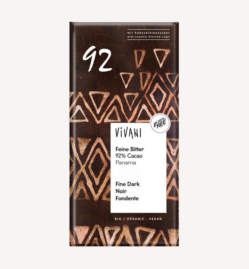 Vivani Chocolat Noir 92% Cacao 80G