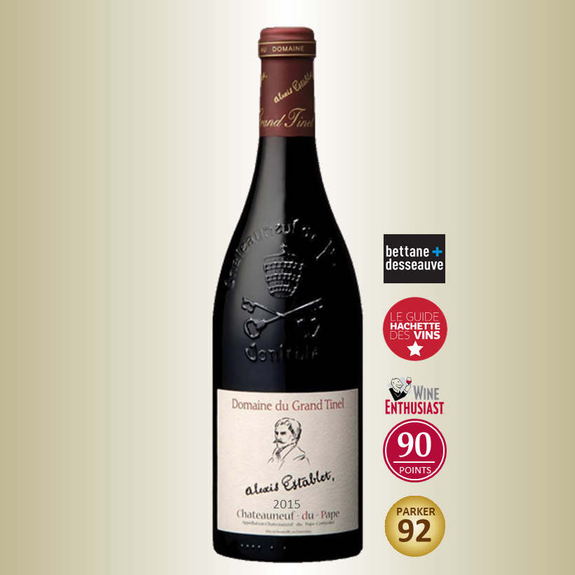 Domaine du Grand Tinel Châteauneuf-du-Pape rouge Alexis Establet 2015