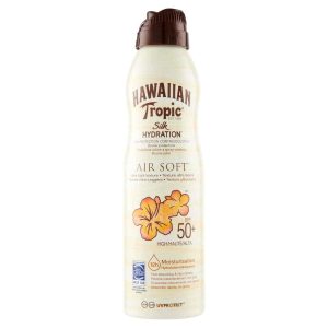 HAWAIIAN TROPIC – Brume Air Soft Silk Hydration SPF 50 – Brume Solaire Protectrice