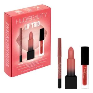 HUDA BEAUTY – The Ultimate Lip Trio – réf Rendez vous