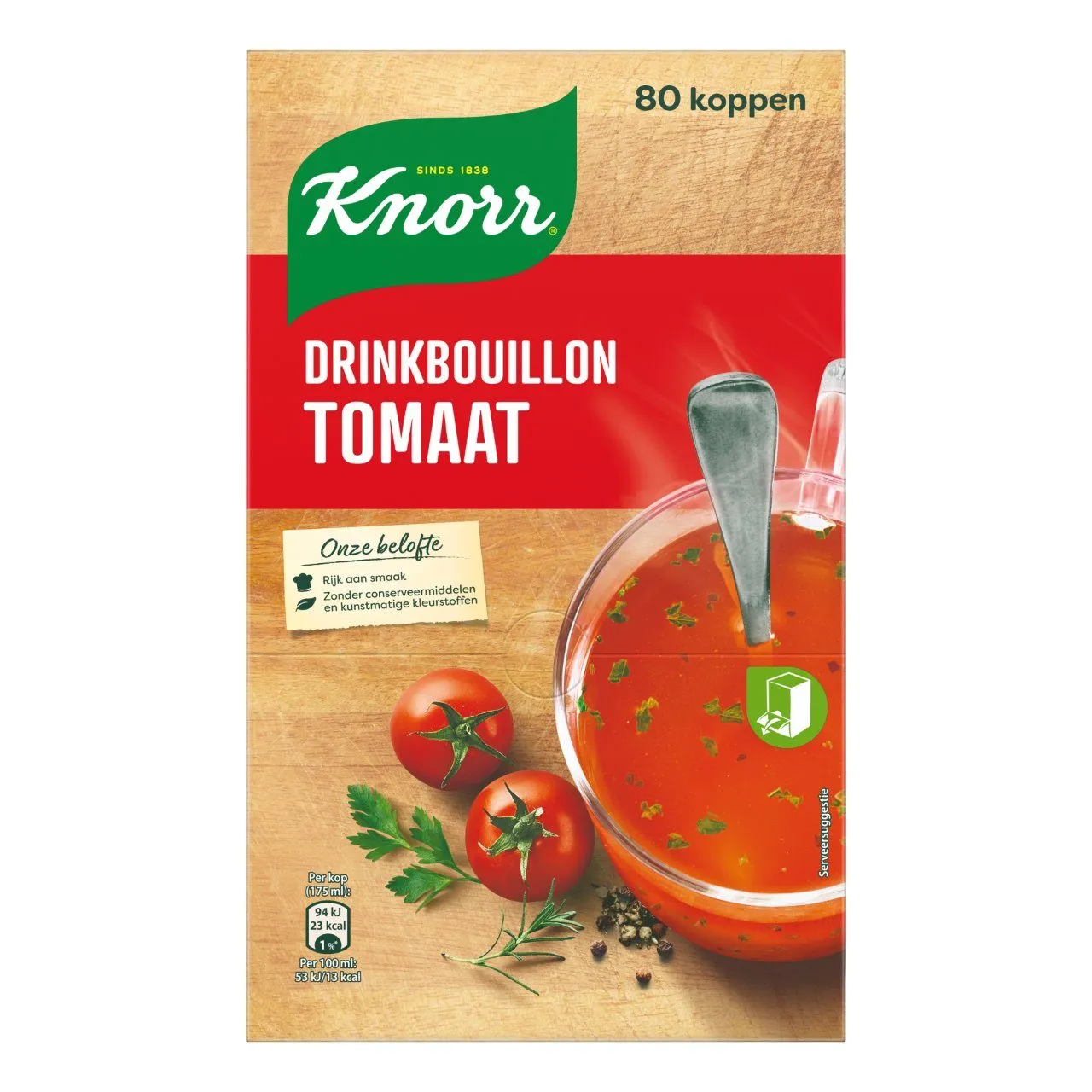 Knorr Drinkbouillon Tomaat (80 stuks)