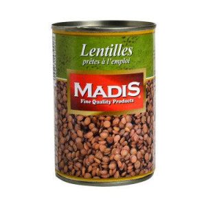 Lentilles Préparées Madis 400 g