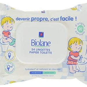 Lingettes papier toilette x54  BIOLANE
