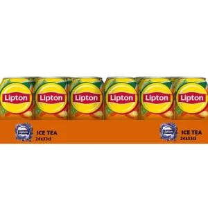 Lipton Ice Tea Peach No Bubbles Blik (24x 33cl)