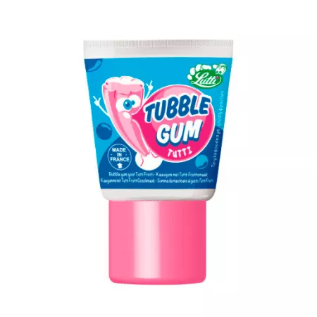 Lutti Tubble Gum Fruit Tube (36x35gr) – Image 2