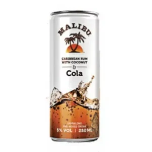 Malibu & cola blik (12x 25cl)
