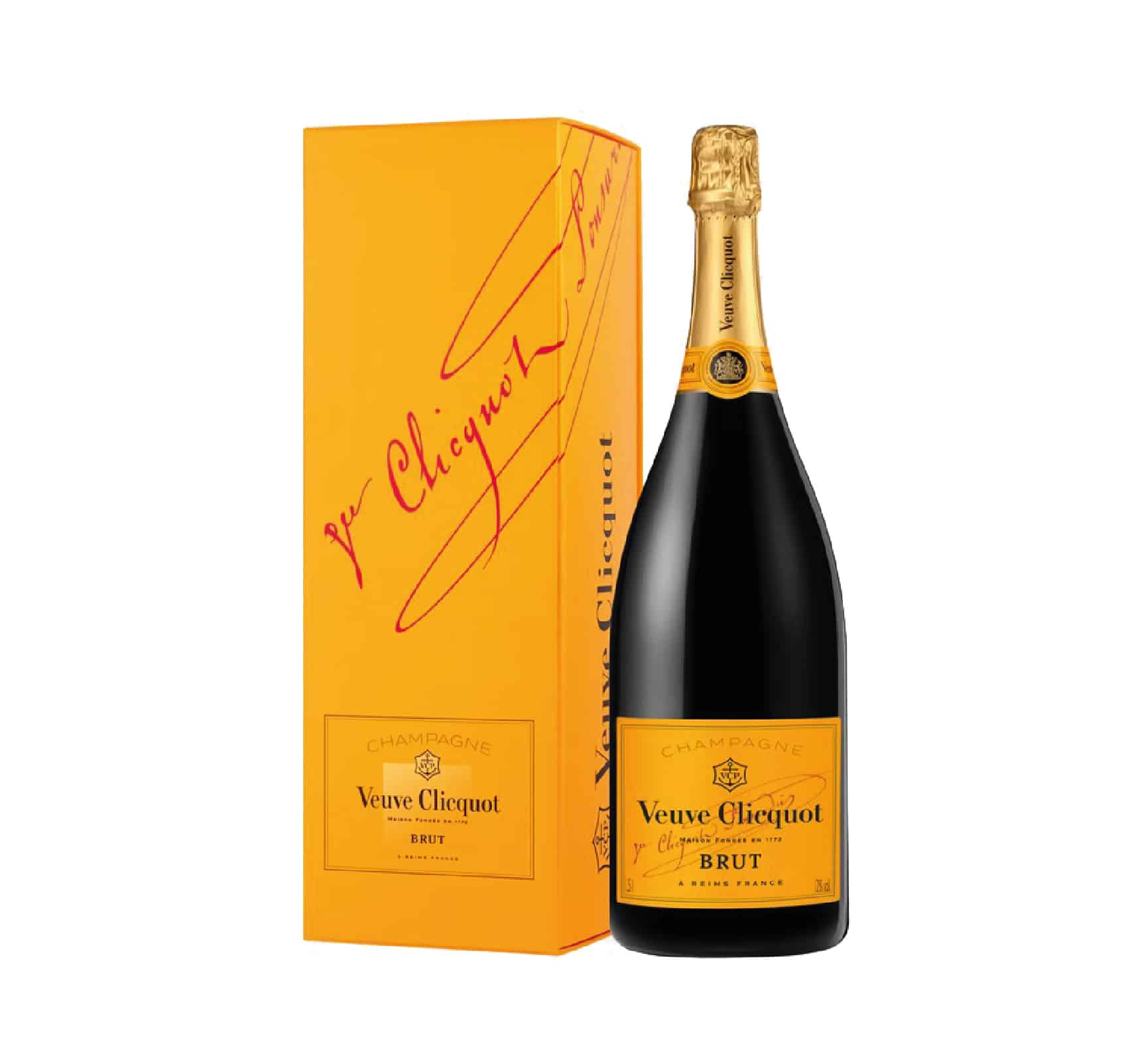 VEUVE CLICQUOT “BRUT CARTE JAUNE” N.M. Champagne Brut Magnum 1,5L Avec étui