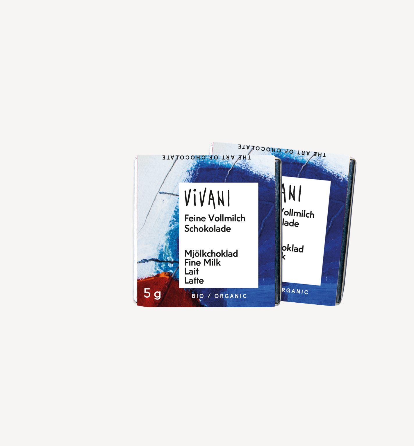 Vivani Mini Barre de Chocolat au Lait Entier 5G