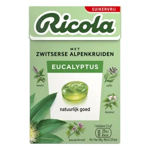Ricola Eucalyptus Suikervrij (20x 50gr)