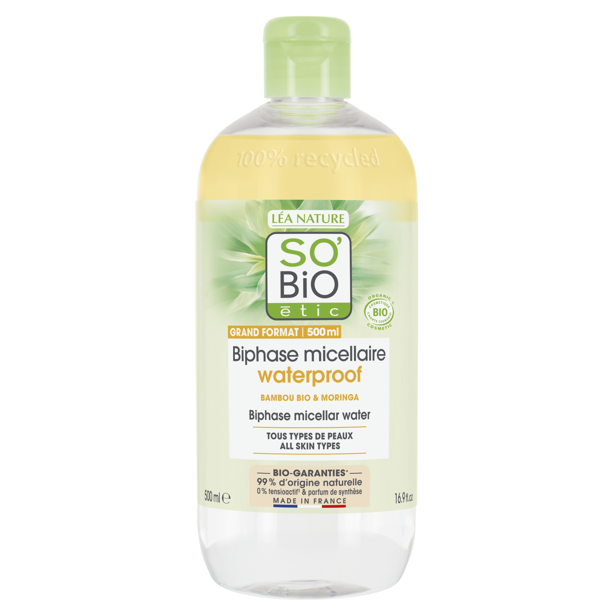 So Bio Biphase Micellaire au Bamboo 500Ml