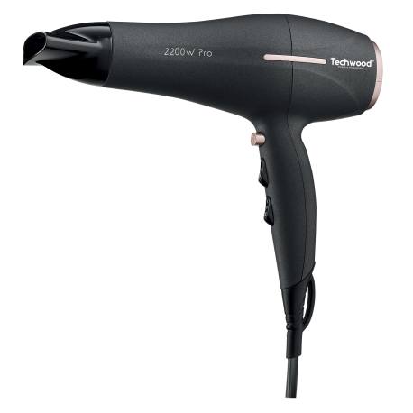 Sèche Cheveux « Pro » Techwood. 3 températures – 2 vitesses Design et Elégant. 2200W