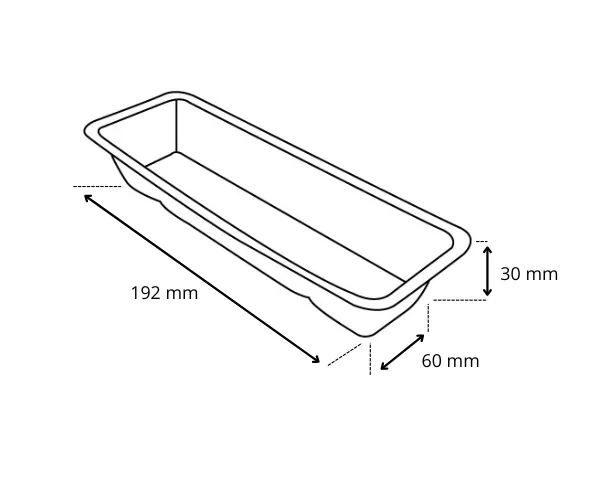 Snackbakje A16 Bagasse PFAS-vrij (500 stuks) – Image 2