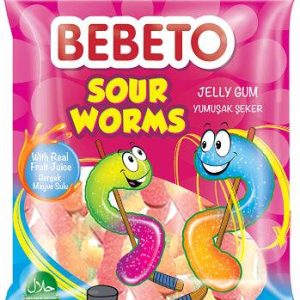 Sour Worms Bebeto 80g