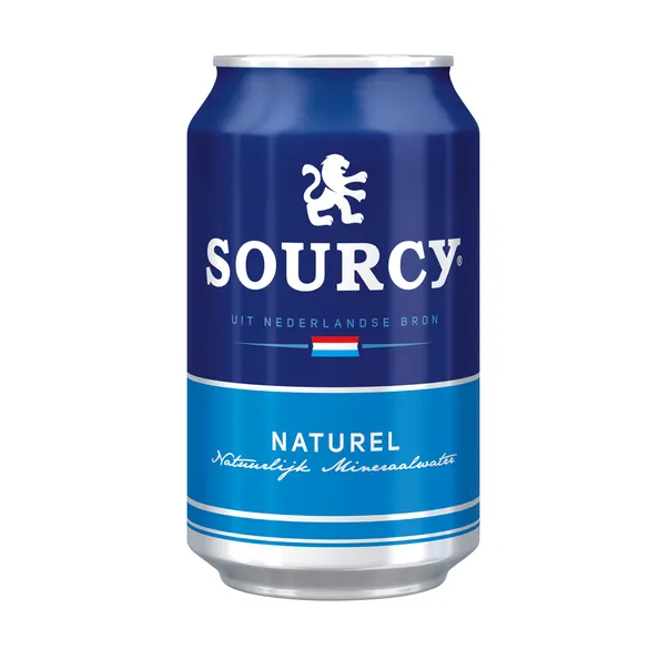 Sourcy Blauw Mineraalwater Naturel Blik (24x33cl) – Image 2