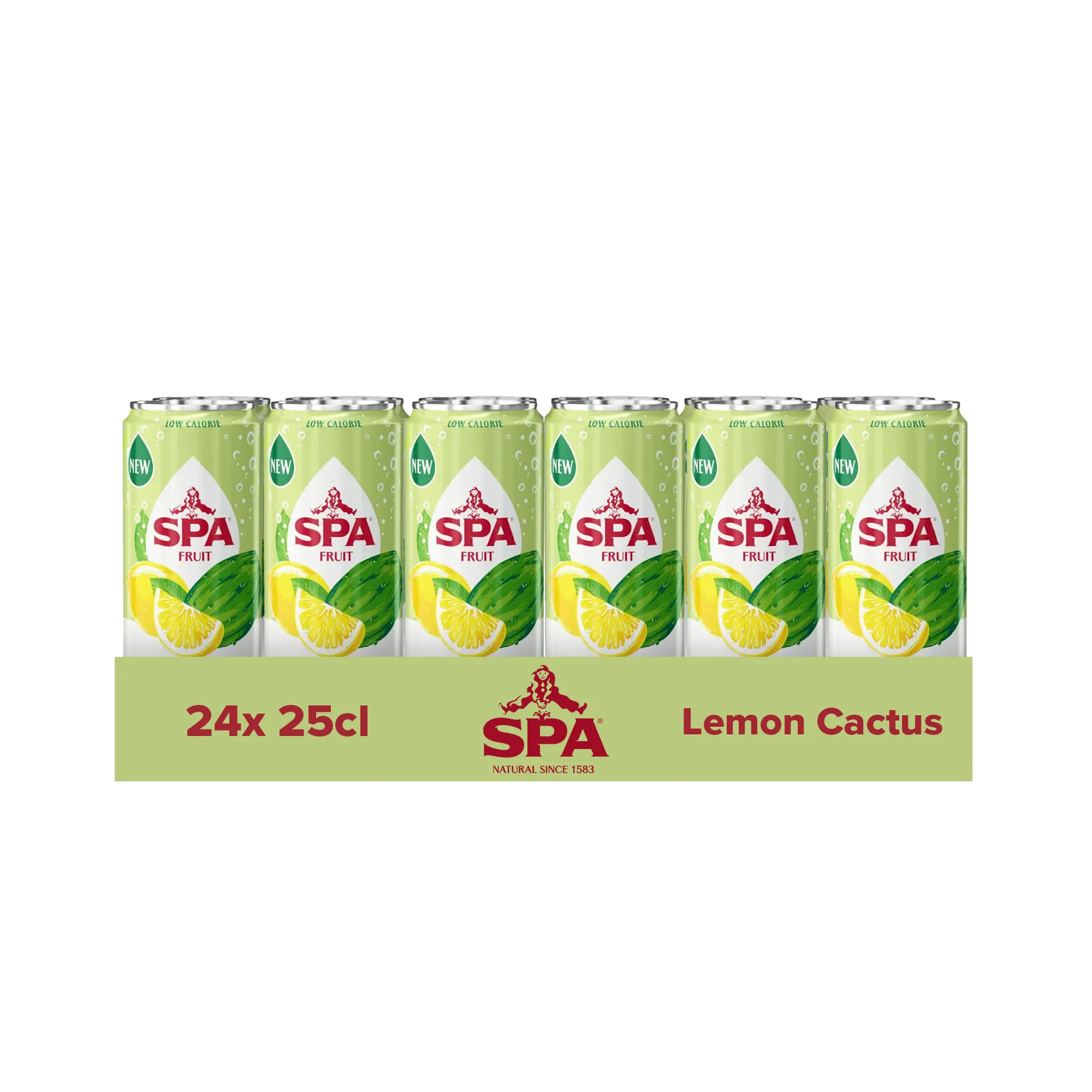 Spa Fruit Sparkling Lemon Cactus Blik (24x 25cl)