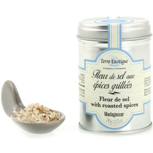 FLEUR DE SEL AUX ÉPICES GRILLÉES (Madagascar) Boite 90g