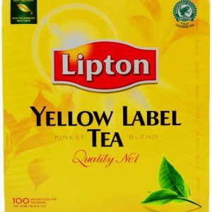 Thé Noir Lipton Yellow Label Tea 100 Sachets
